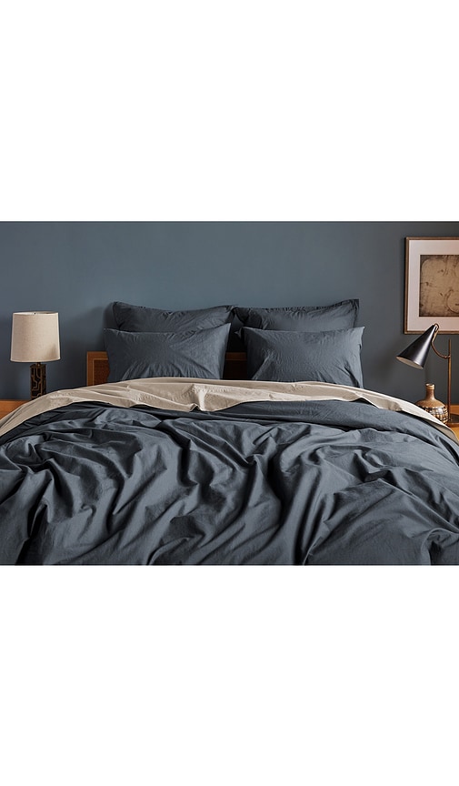 Parachute Brushed Cotton Duvet Cover In Purple