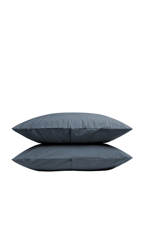 Parachute Brushed Cotton Pillowcase Set In Navy