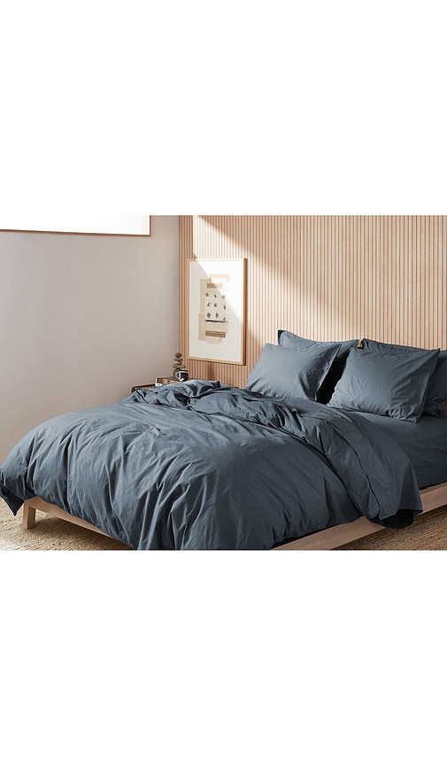  Parachute Brushed Cotton Pillowcase Set In Navy. Size Standard. Also In . 