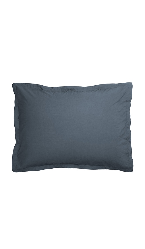 Parachute Brushed Cotton Sham Set In Navy
