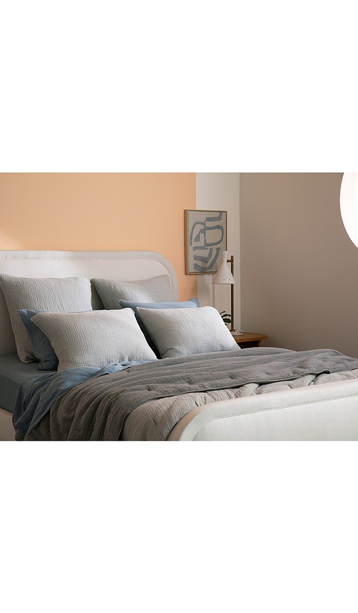  Parachute Organic Cloud Cotton Sham Set In Grey. Size Standard. Also In . 