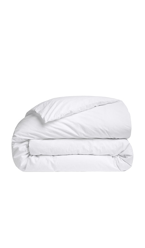 Parachute Brushed Cotton Duvet Cover In White