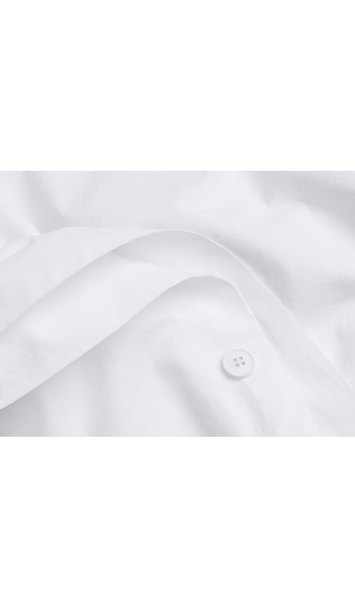 Parachute Brushed Cotton Duvet Cover In White