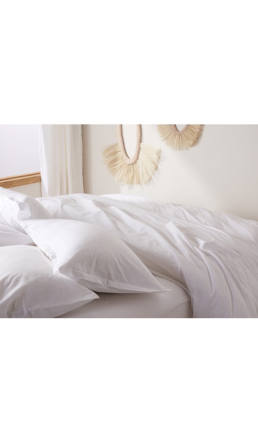  Parachute Bettbezug Brushed Cotton In White. Größe King. Also In King/cal King. 