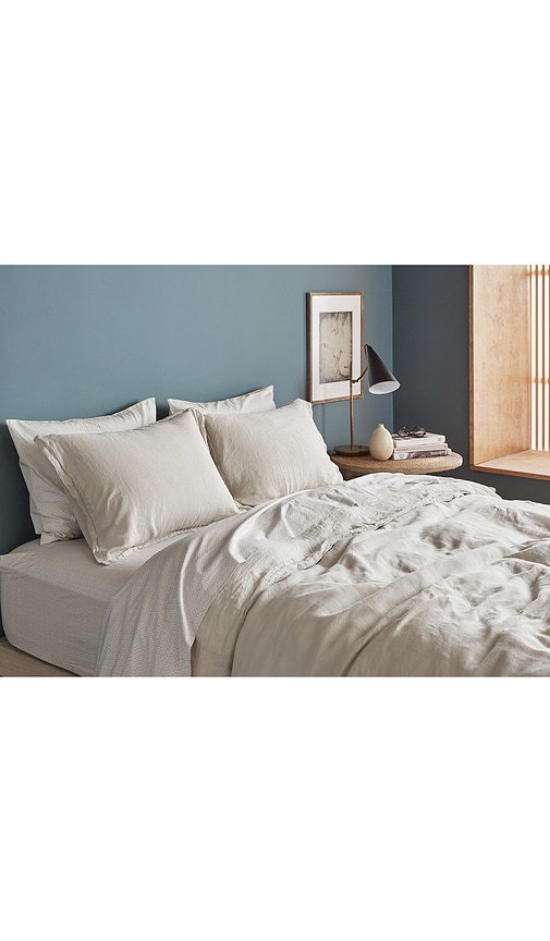  Parachute Linen Sham Set In Beige. Size Standard. Also In . 