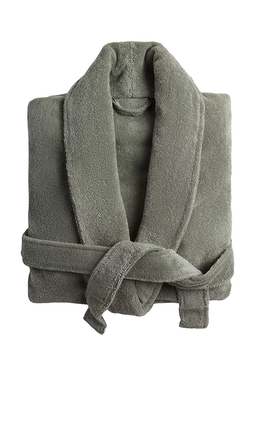 Classic Turkish Cotton Robe in Grey. - size S (also in )