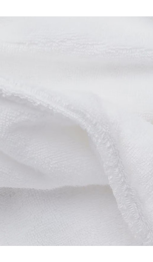 Parachute Classic Turkish Cotton Robe - back view in White