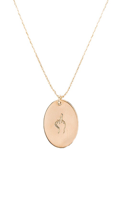 Middle Finger Necklace