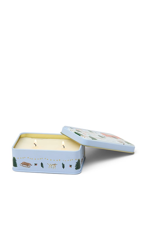 Paddywax Holiday Tin Candle In Blue