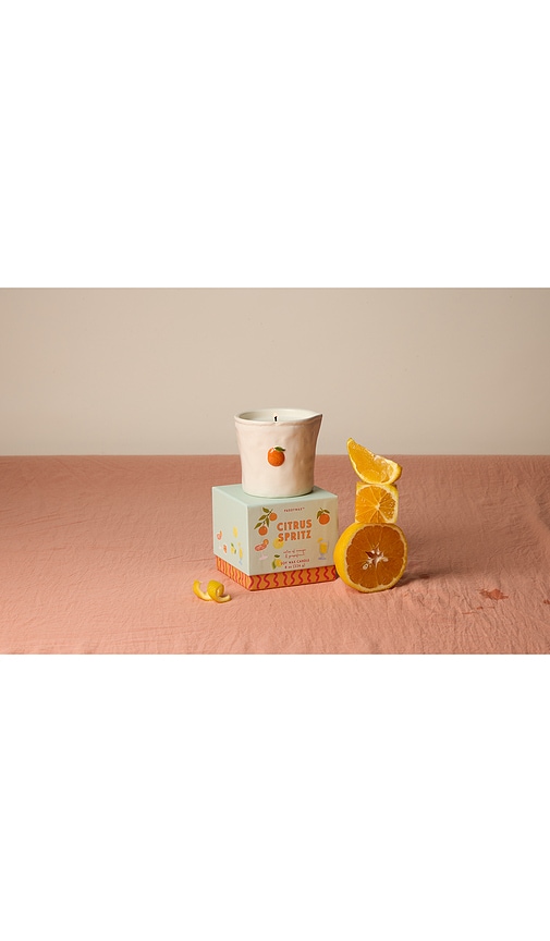 Paddywax Bistro Boxed Ceramic Candle In Neutral