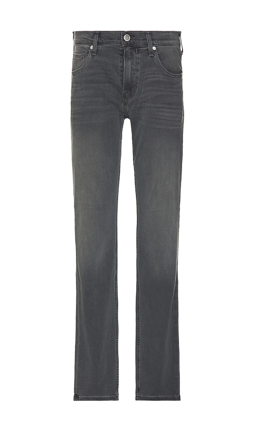 Paige Federal Slim Straight Jeans In Grey