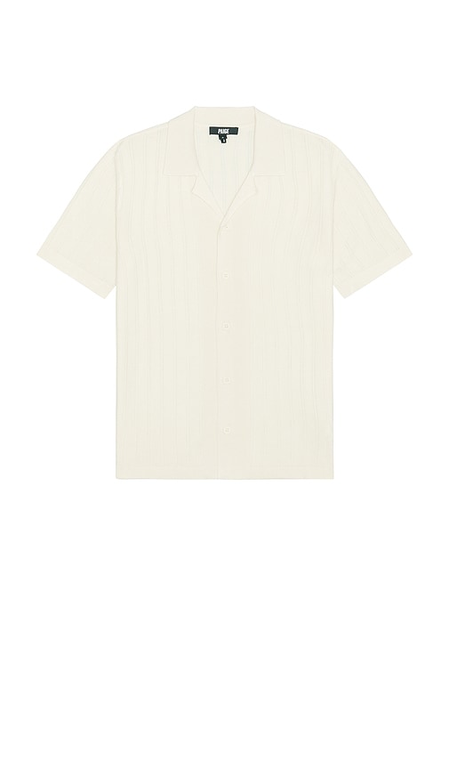 Copley Sweater Shirt in Cream. - size M (also in L, XL/1X)