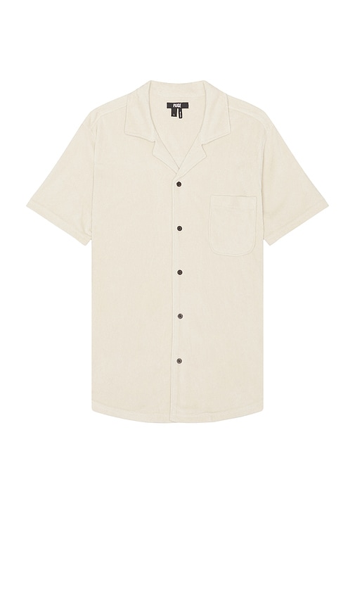 Shop Paige Colvin Shirt In Macadamia