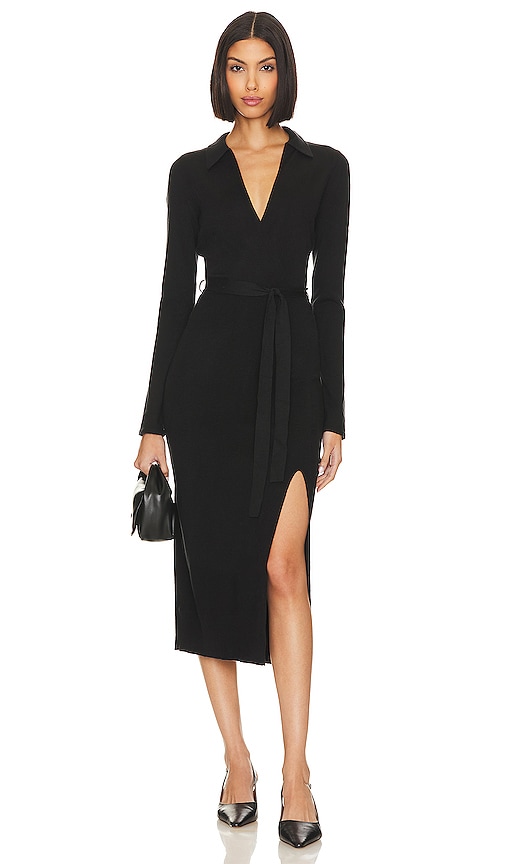 PAIGE Carmen Sweater Dress in Black