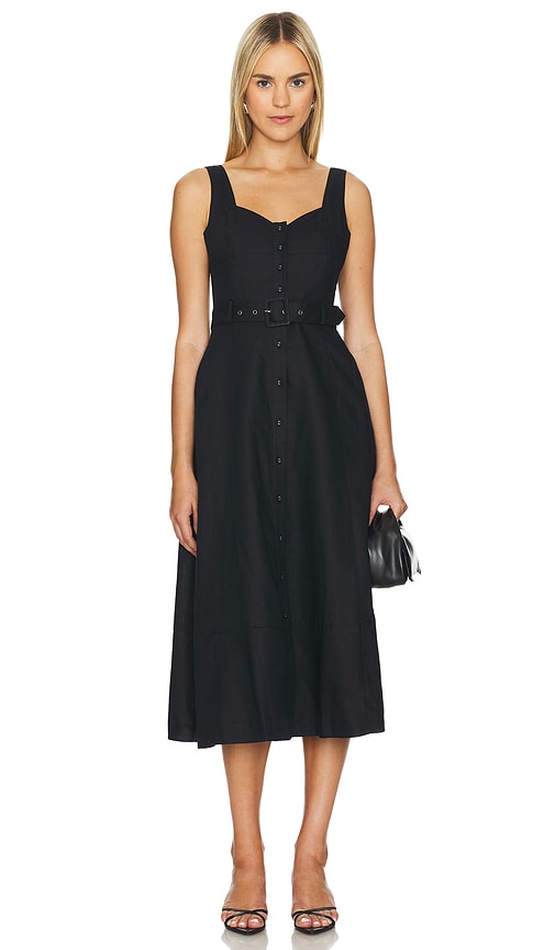 Shop Paige Arienne Dress In 黑色