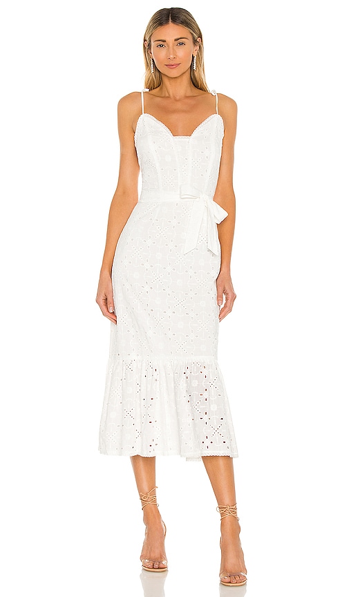 PAIGE Seryne Dress in White | REVOLVE