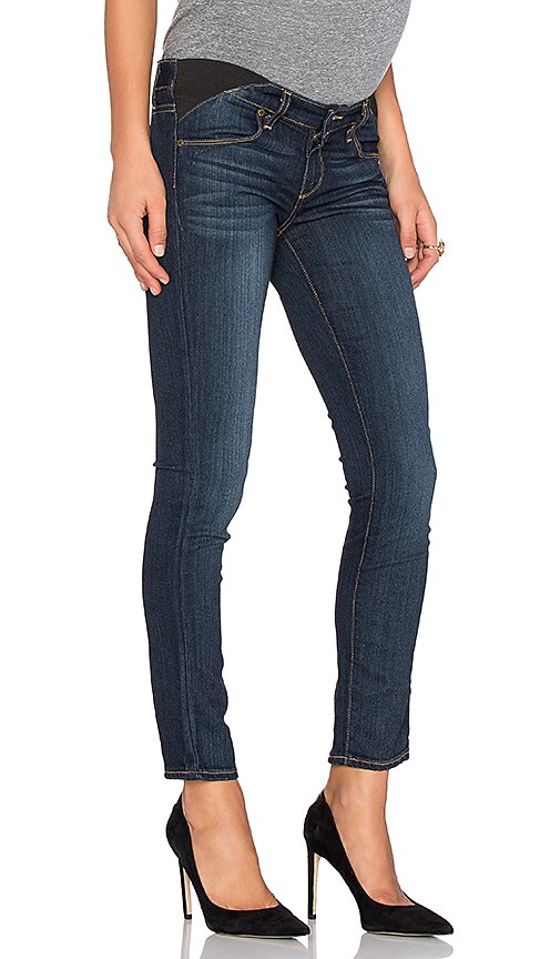 PAIGE Skyline Maternity Ankle Peg Skinny in Alanis