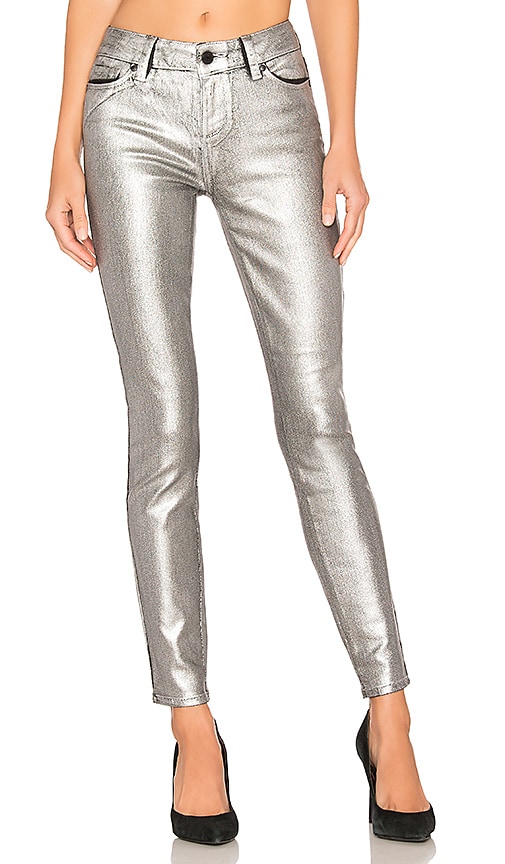 PAIGE Verdugo Ultra Skinny in Silver Galaxy Coating | REVOLVE