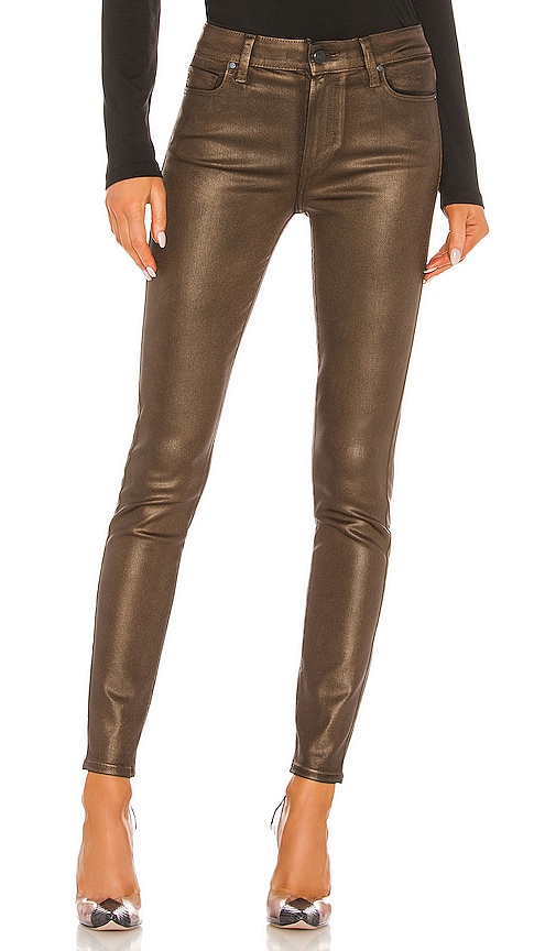 paige hoxton coated skinny jeans