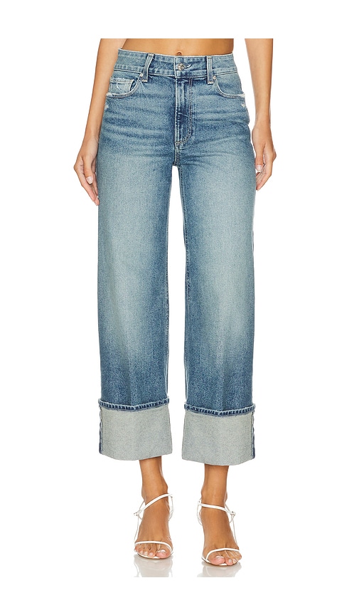 PAIGE Sasha Ankle Wide Cuff Jeans in Storybook Distressed