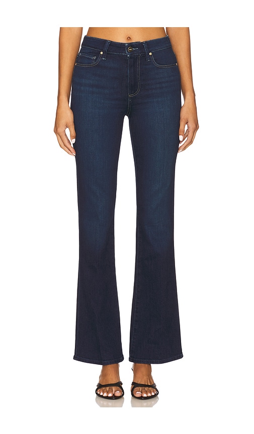 Paige High Rise Laurel Canyon Bootcut Jeans In Blue