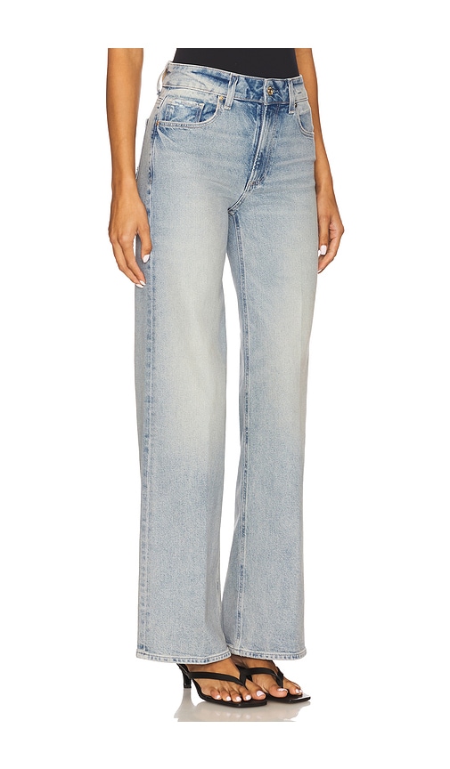 Paige Sasha Wide Leg Jeans In Blue