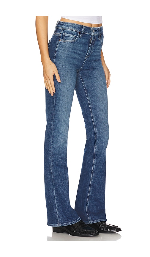 Paige High Rise Laurel Canyon Bootcut Jeans In Blue