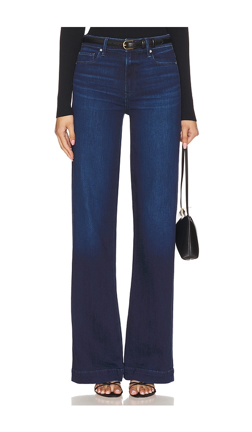 PAIGE Leena Petite Wide Leg Jeans