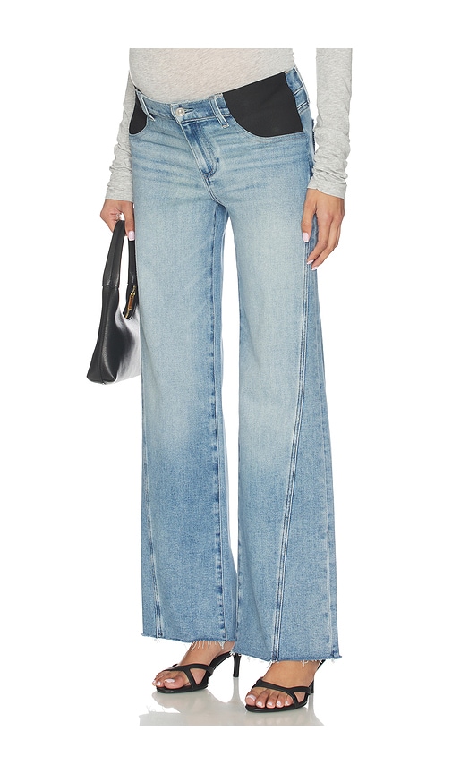 PAIGE Anessa Twisted Outseam Maternity Jeans