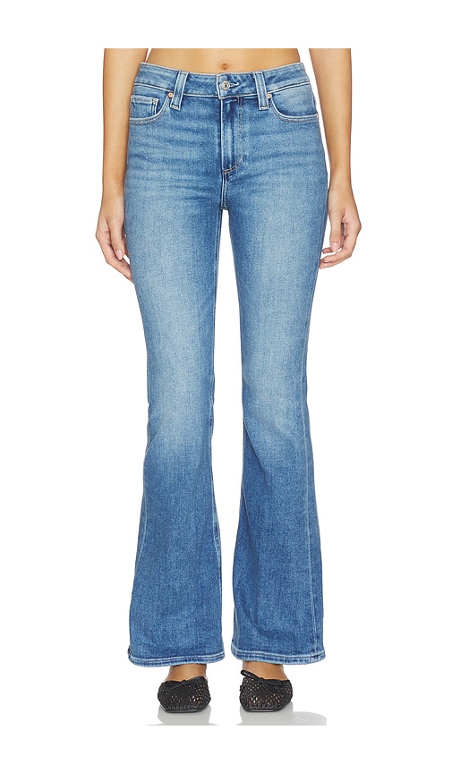 PAIGE High Rise Laurel Canyon Petite Bootcut Jeans