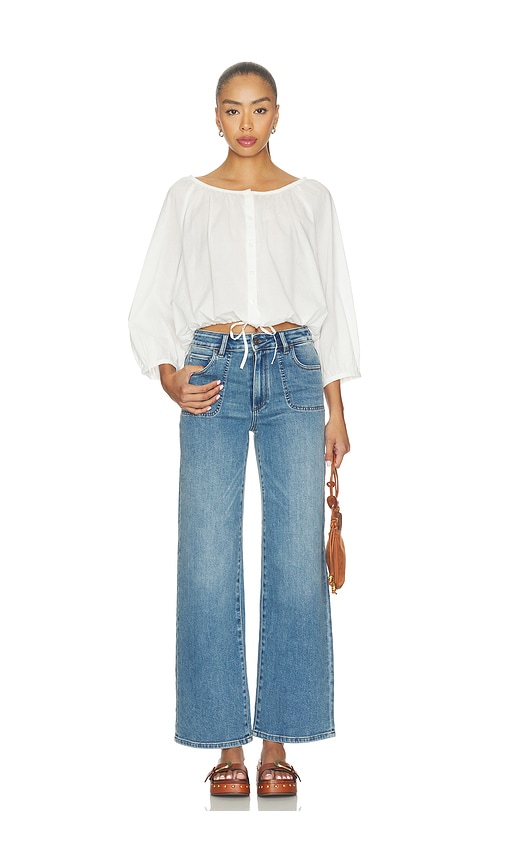 PAIGE Anessa With Rounded Stitch Though Pockets Jean | Thumbnail 5 PAIGE Anessa With Rounded Stitch Though Pockets Jean | Thumbnail 5