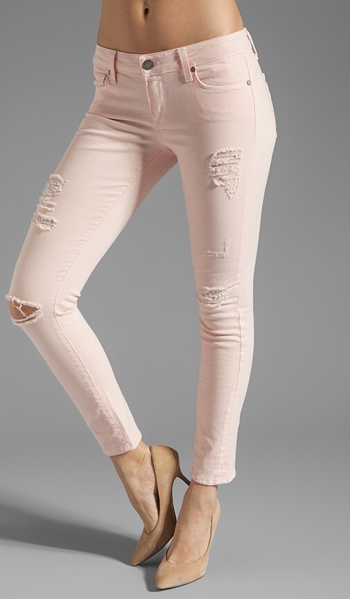 Denim Destructed Skyline Ankle Peg