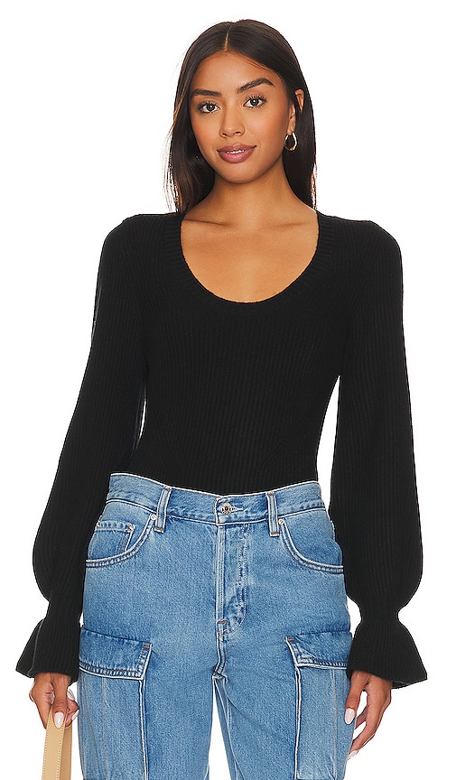 Shop Paige Virtue Sweater In Black