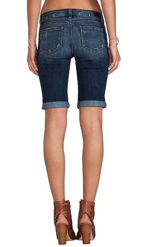 paige jax knee shorts