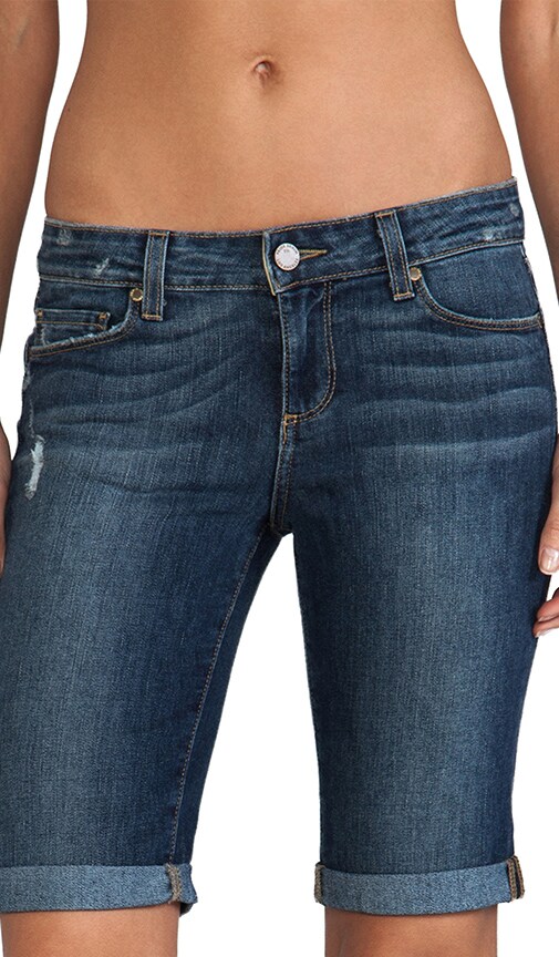 paige jax knee shorts