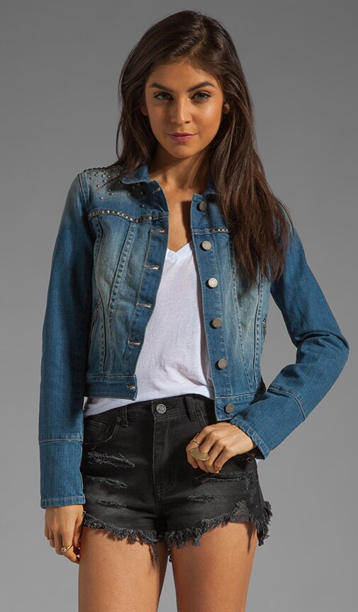 Colbie Studded Denim Jacket