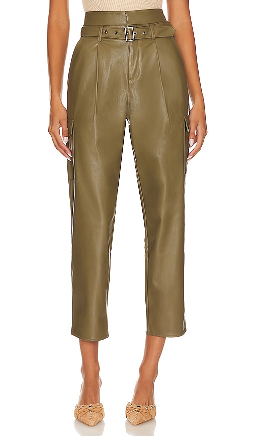Paige Tesse Trouser In Army