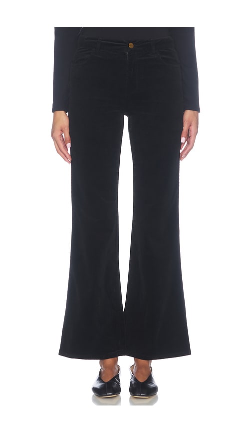 PAIGE Sofia Flare Corduroy Pant in Black. - size 23 (also in 24, 25, 26, 27, 28, 29, 30, 31, 32, 33, 34)