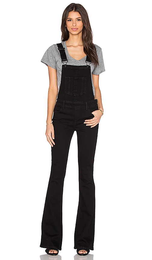 PAIGE Tavie Flare Overall in Raven 