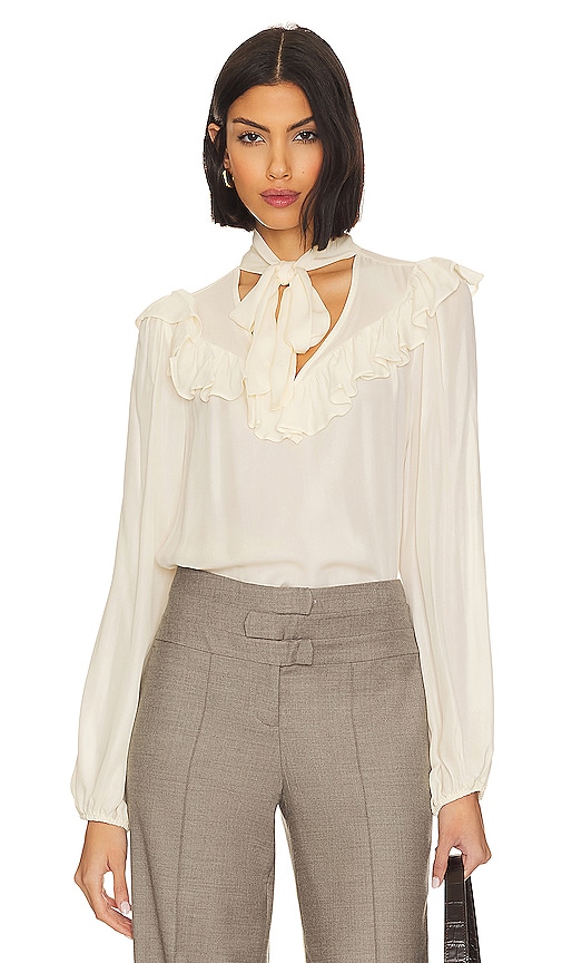 PAIGE Katya Blouse in Antique White