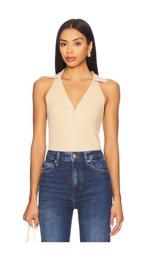 Noellia Sweater Tank in Tan. - size XS (also in L, M, XL)