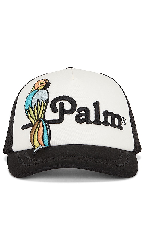 Palm Angels Parrot Cap in Black
