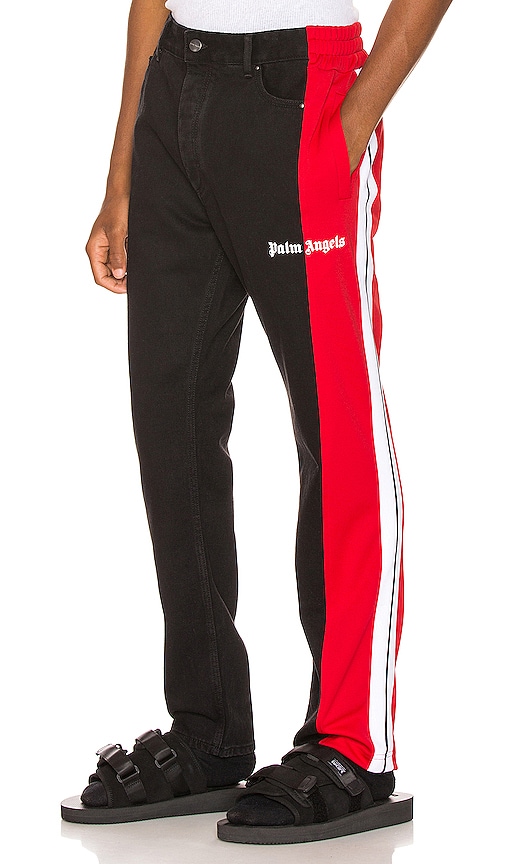 palm angels red track pants