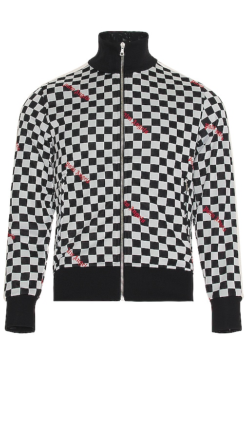 PALM ANGELS DAMIER CLASSIC TRACK JACKET