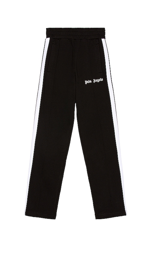 Palm Angels Fleece Track Pants In Black | ModeSens