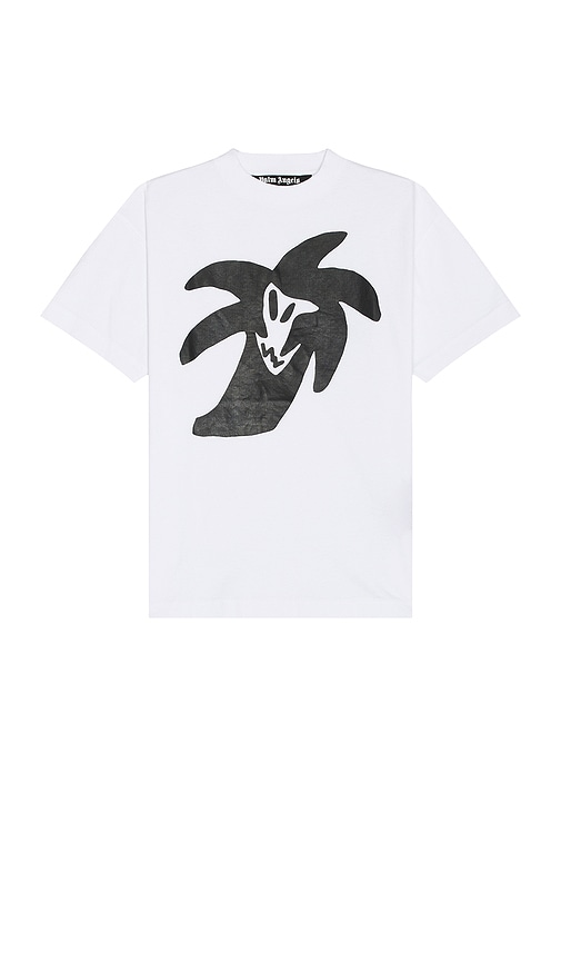 PALM ANGELS Palm Tree And Skulls T Shirt