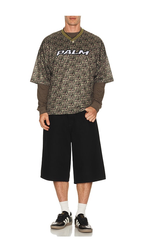  Palm Angels Shirt In Army. Größe S. Also In M, L, Xl/1x, Xxl/2x. 