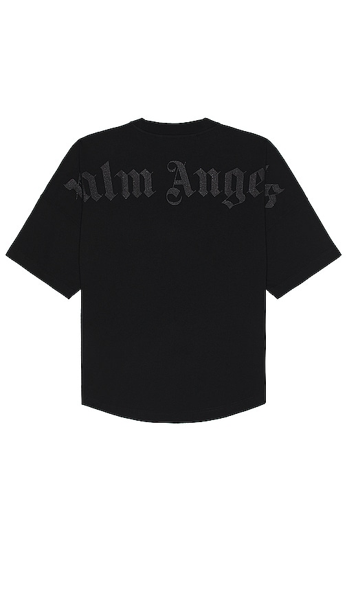 CLASSIC LOGO OVER T-SHIRT in black - Palm Angels® Official