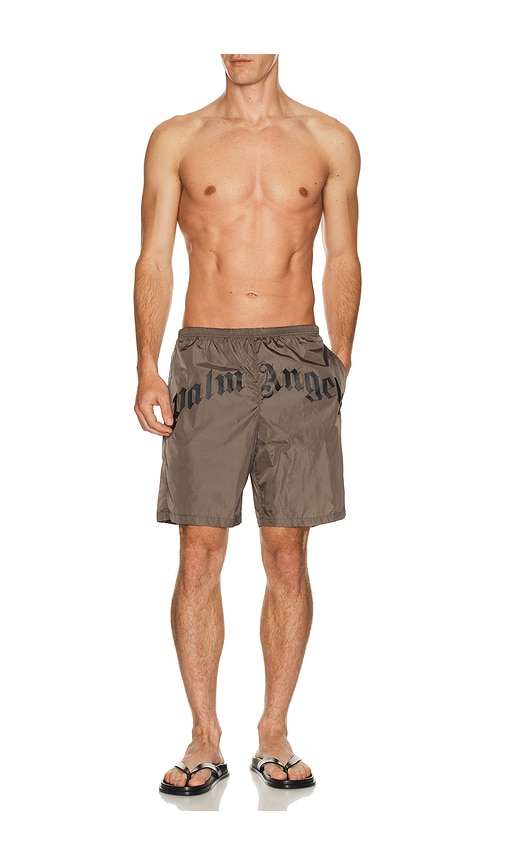  Palm Angels Badeshorts In Brown. Größe S. Also In M, L, Xl/1x, Xxl/2x. 