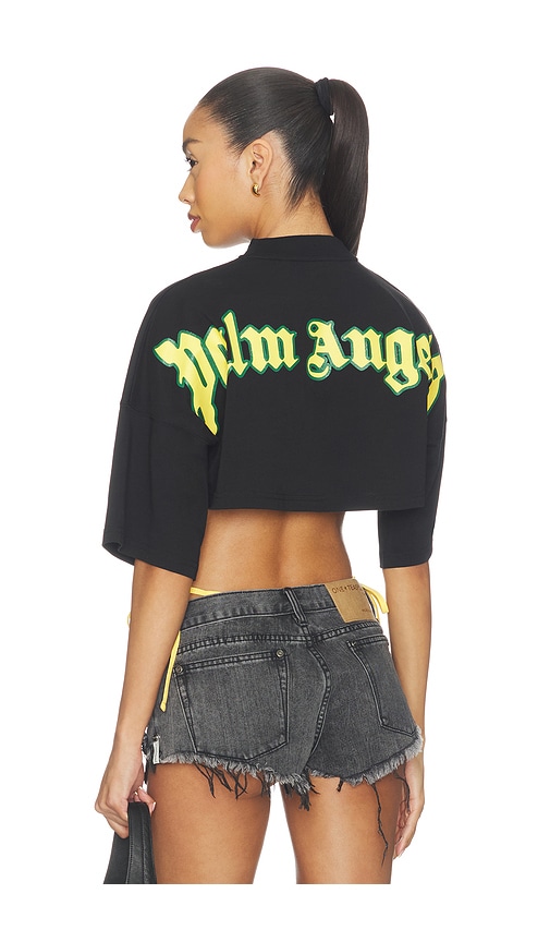  Palm Angels Shirt Outline Logo Mini In Black. Größe Xs. Also In S, M, L. 